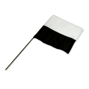 Mystique® "Marking Flag" Set schwarz/weiß + Tasche
