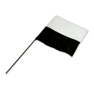 Mystique® "Marking Flag" schwarz/weiß 1 Stk.