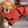 TROCKENBODY brick- Hundebademantel mit langen Beinen