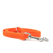 Mystique® Biothane Leine 13 mm mit Handschlaufe 1,20 m genietet Orange