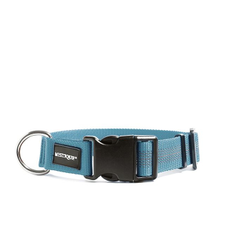 Mystique® Gummiertes Halsband 25mm 30 - 40 cm Hellblau  Standard
