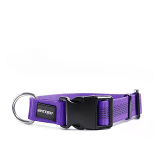 Mystique® Gummiertes Halsband 25mm 50 - 60 cm Lila Standard