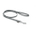 Mystique® Gummierte Leine 15 mm  mit Handschlaufe Grau 2 m