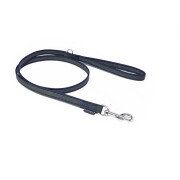 Mystique® Gummierte Leine 15 mm  mit Handschlaufe Weinrot 1 m