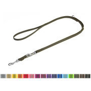 Mystique® Gummierte Umhängeleine 15 mm 2,5 m Weinrot Standard silber