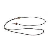 Leder Rundleine 4mm braun
