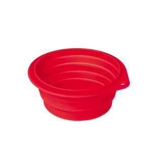 Silikon Napf, faltbar 500ml rot