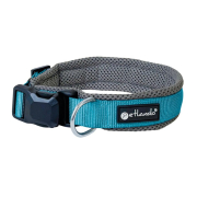 MAGNETECH Halsband anthrazit/petrol S