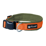 MAGNETECH Halsband olive/orange XS