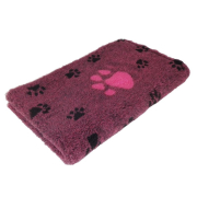 Exclusiv Premium Vetbed mit gr. und kl. Pfoten Pink...