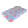 Exclusiv Premium Vetbed gummiert  Herzen 160 x 100 cm Hellblau mit rosa Herzen
