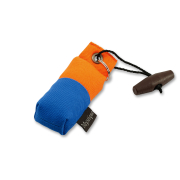 Schlüsselanhänger zweifärbig Orange/Blau