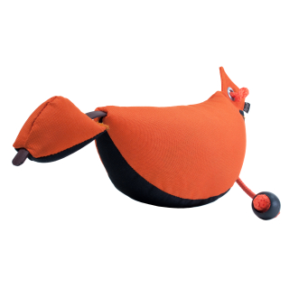 Bird Dog Dummy Orange/Schwarz Small