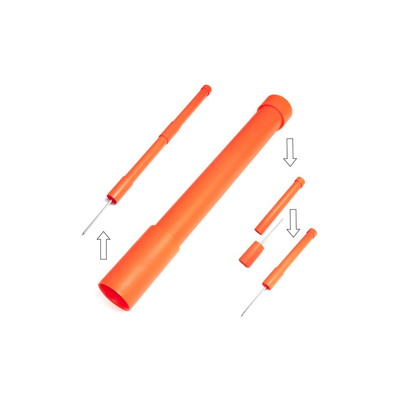 Marking stick Vinotto fiberglass 7 mm x 130 cm blue | FA110222