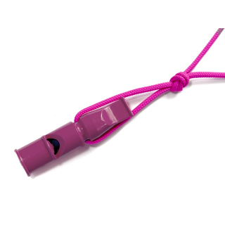 ACME Doppeltonpfeife mit Trill 640 9cm + Pfeifenband Purple