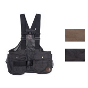 Mystique® Dummyweste "Trainer Cool" gewachst Dunkelbraun Small