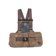 Mystique® Dummyweste "Trainer Cool" gewachst Dunkelbraun Small