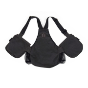Mystique® Dummyweste "Trainer"  gewachst Medium Kunststoff Dunkelbraun