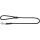 Führleine Freestyle Durchmesser 1,0 cm Länge 110 cm Schwarz