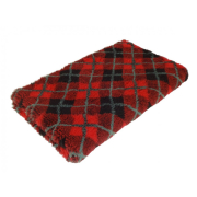 Exclusiv Premium Vetbed gummiert  Karo 160 x 100 cm Karo rot
