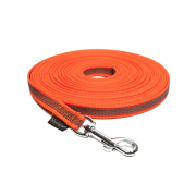 Mystique® Gummierte Schleppleine  12 mm Neonorange 5...