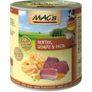 MACs Dog  Rentier, Gem&uuml;se + Pasta