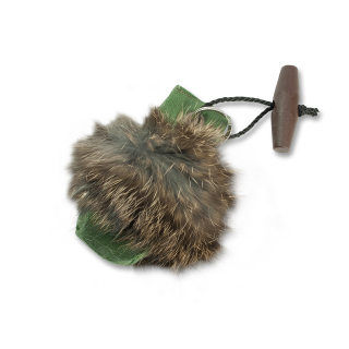 Khaki  mit Fell
