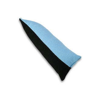 Hellblau/Schwarz